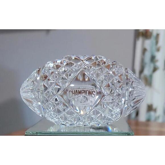 Waterford Other - LSU 2007 National Championship Waterford Crystal Football LIMITED EDITION.